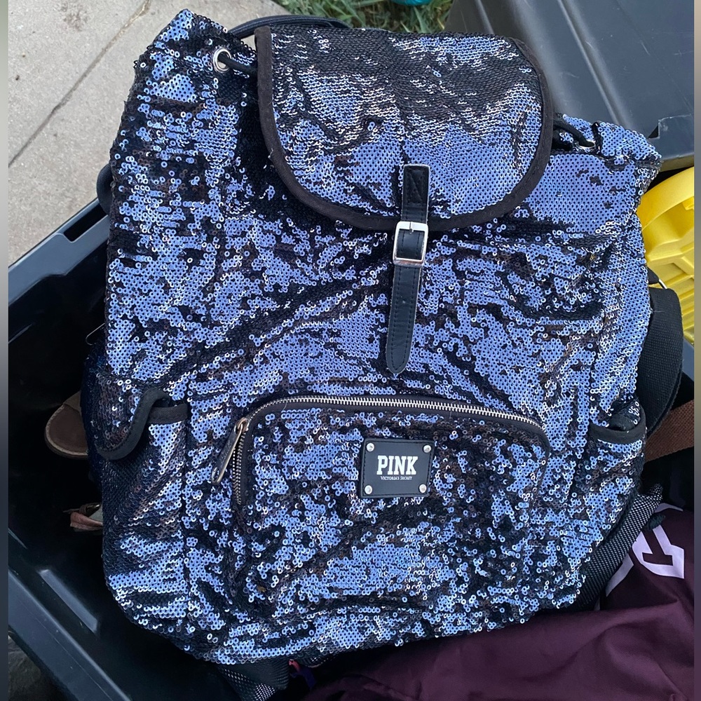 Victoria Secret Pink Sequin Backpack